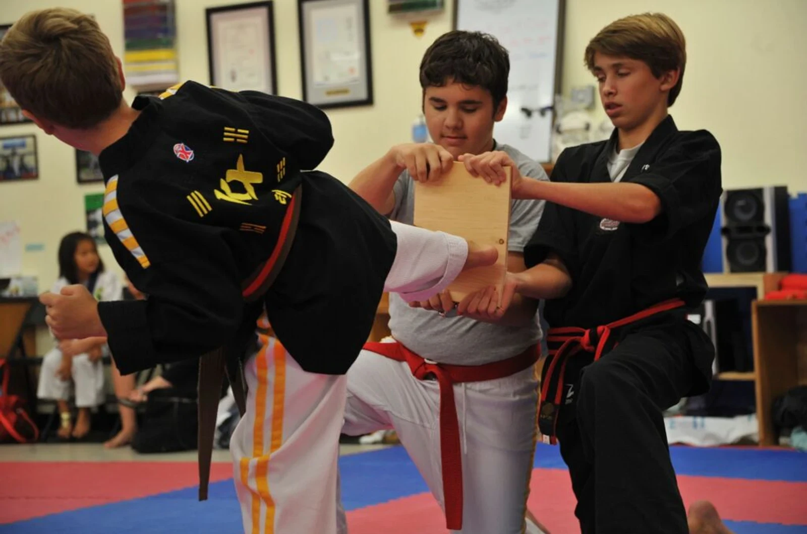 Kids getting fit and active through martial arts