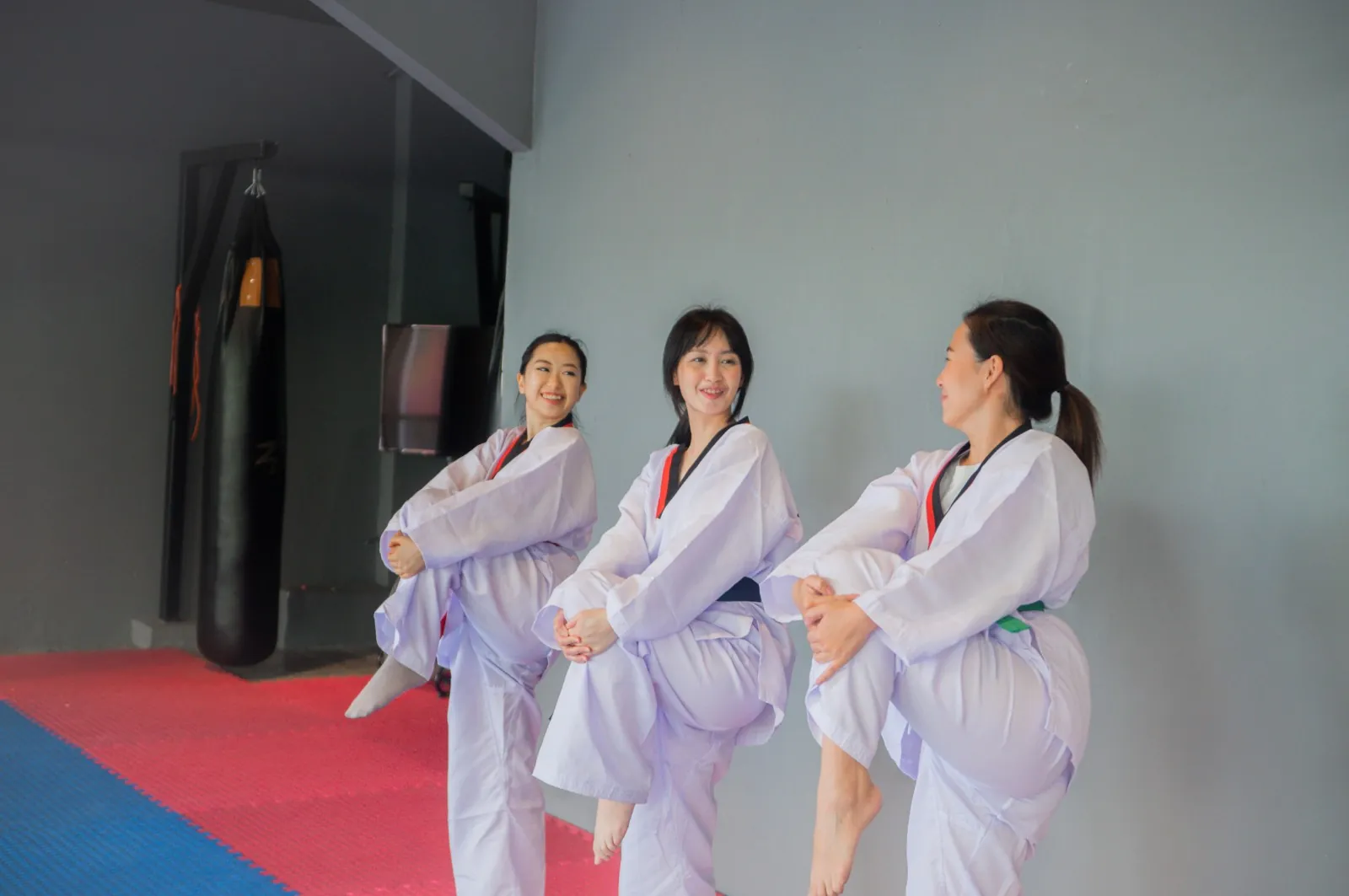 Taekwondo fitness class at Kick Xplosion